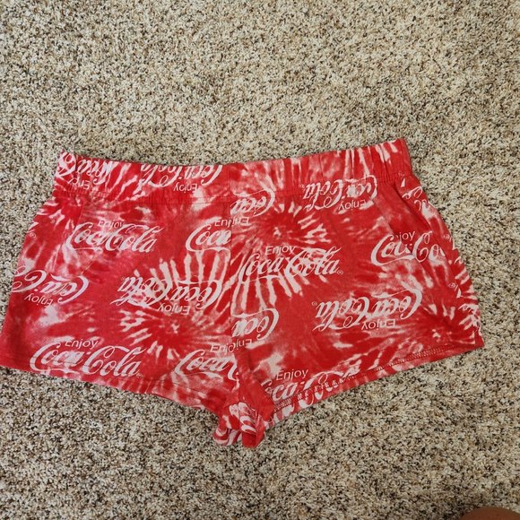 Coca Cola Tie Dye Shorts - Picture 2 of 3